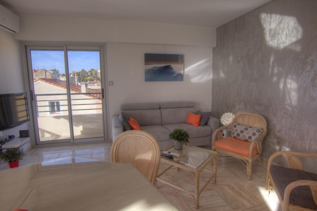 Beau 2 Pieces 3 Etoiles Vue Mer Et Montagnes Garage Prive Cannes Buitenkant foto